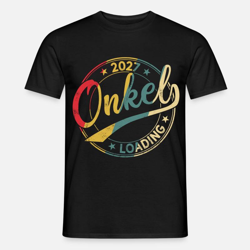 Onkel 2027 Loading Werdender Onkel 2027 - Männer T-Shirt - Schwarz