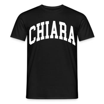 Chiara - Men's T-Shirt - black - Front - AI Model Male 178 light (178cm)