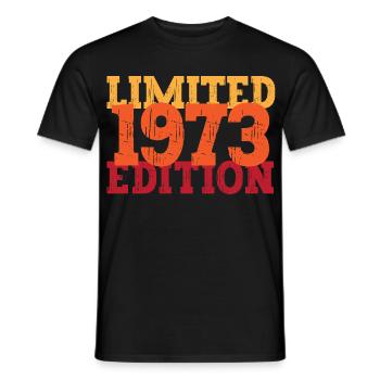 Millésime 1973 - T-shirt homme - noir - Devant - AI Model Male 178 light (178cm)
