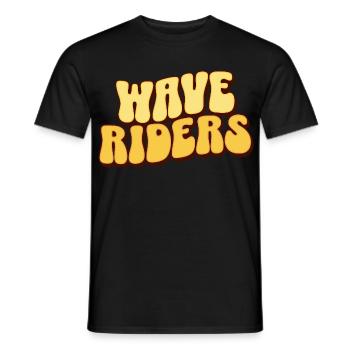 Surf Surfen Surfer - Männer T-Shirt - Schwarz - Vorne - AI Model Male 178 light (178cm)