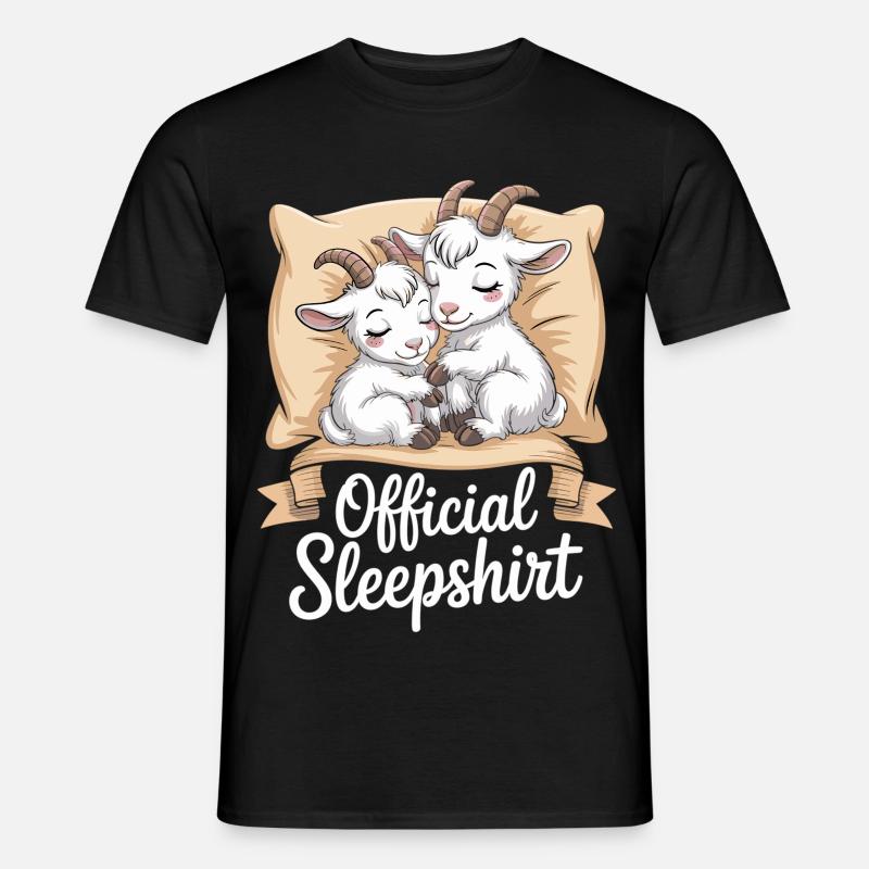 Sovskjorta Getpresentkvällsoutfit - T-shirt herr - svart