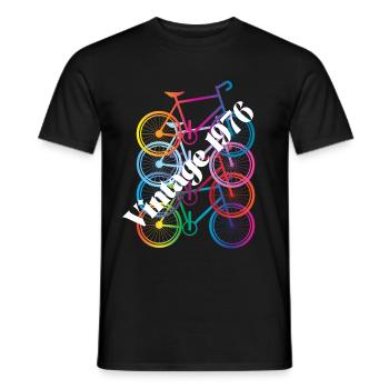 Millésime 1986 - T-shirt homme - noir - Devant - AI Model Male 178 light (178cm)