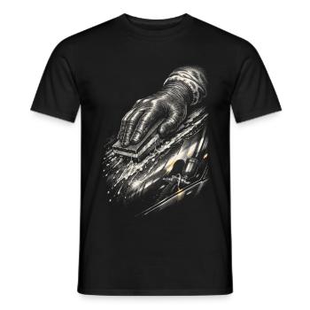 Vehicle Painter Car Painter Painter - Men's T-Shirt - black - Front - AI Model Male 178 light (178cm)