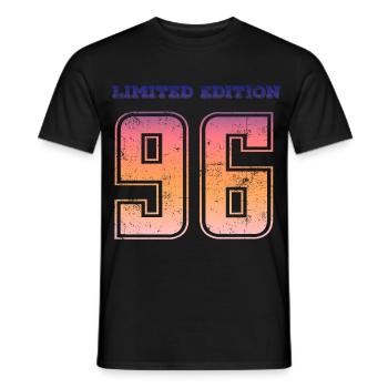 Vintage 1996 - Männer T-Shirt - Schwarz - Vorne - AI Model Male 178 light (178cm)