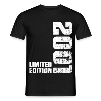 Cadeau d'anniversaire 25 ans 2001 Homme Femme - T-shirt homme - noir - Devant - AI Model Male 178 light (178cm)