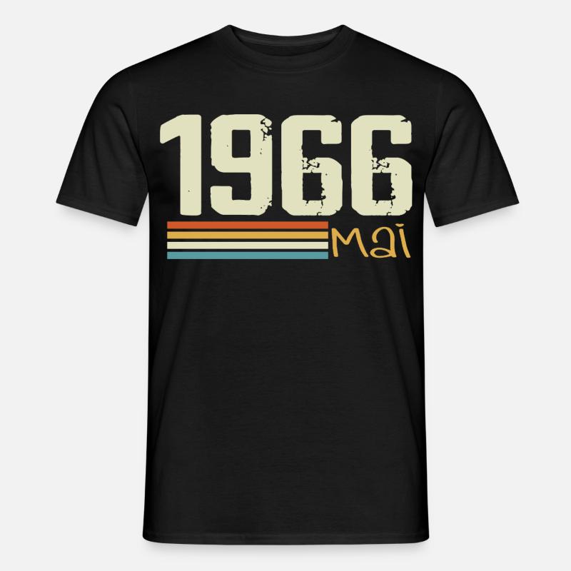 Mai 1966 - Männer T-Shirt - Schwarz