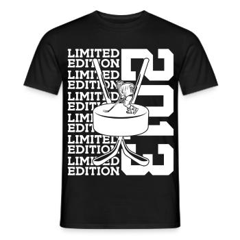 LIMITED EDITION 2013 EISHOCKEY 13. GEBURTSTAG - Men's T-Shirt - black - Front - AI Model Male 178 light (178cm)