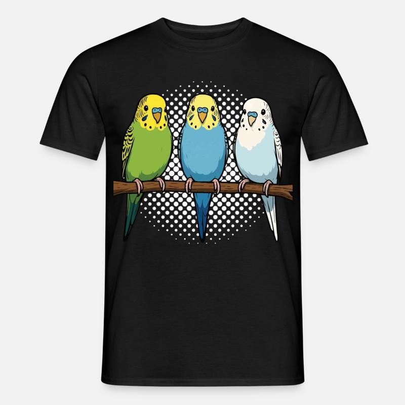 Budgerigars Budgie Owners Budgies - Men's T-Shirt - black