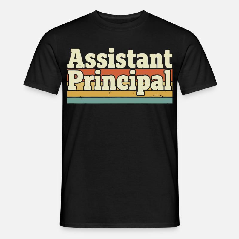 Konrektor Retro - Männer T-Shirt - Schwarz
