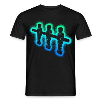 Baby-foot garçons Enfants de football de table - T-shirt homme - noir - Devant - AI Model Male 178 light (178cm)