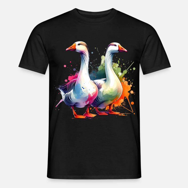 Emdengans Embden Goose - Men's T-shirt - black