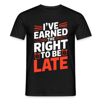 Enseignant à la retraite, j’ai gagné le bon professeur - T-shirt homme - noir - Devant - AI Model Male 178 light (178cm)