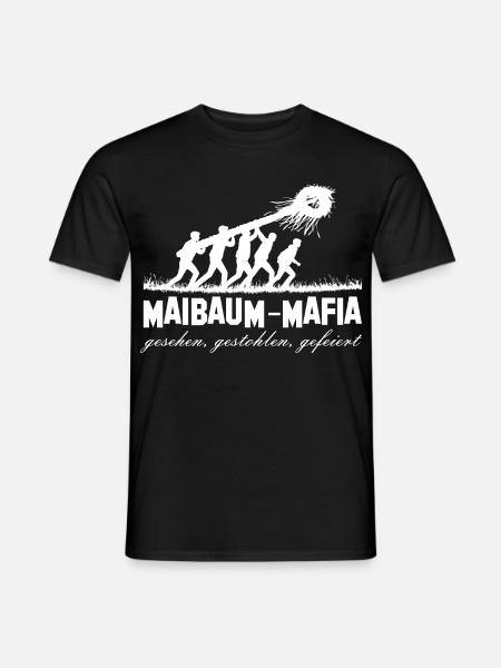 Maibaum stehlen Team Shirt - Männer T-Shirt - Schwarz