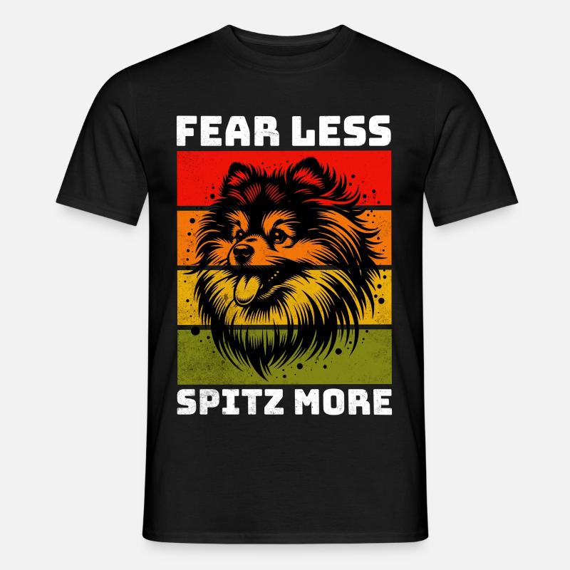 German Spitz Spitz Dwarf Spitz - Men's T-shirt - black