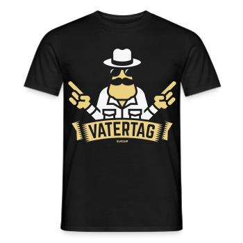 Vatertag Handzeichen (Männertag Herrentag / NEG2C) - Männer T-Shirt - Schwarz - Vorne - AI Model Male 178 light (178cm)