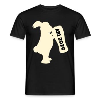Abitur 2026 Beer - Men's T-Shirt - black - Front - AI Model Male 178 light (178cm)