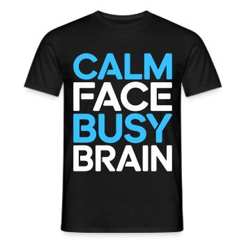 Homeroom Teacher Calm Face Busy Teaching Career - Männer T-Shirt - Schwarz - Vorne - AI Model Male 178 light (178cm)
