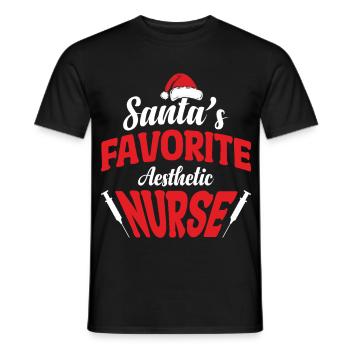 Ästhetik kosmetischer Pfleger, Dermatologie und Botox-Händler - Männer T-Shirt - Schwarz - Vorne - AI Model Male 178 light (178cm)