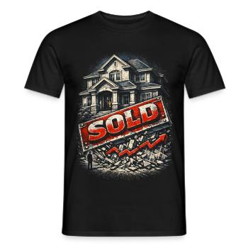 Immobilienmakler Makler - Männer T-Shirt - Schwarz - Vorne - AI Model Male 178 light (178cm)