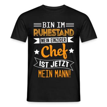 Rente Pension Ruhestand Rentner 2027 - Männer T-Shirt - Schwarz - Vorne - AI Model Male 178 light (178cm)