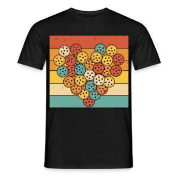 Pickleball-lustiger Spieler liebt Pickleball-Platz - Männer T-Shirt - Schwarz - Vorne - AI Model Male 178 light (178cm)