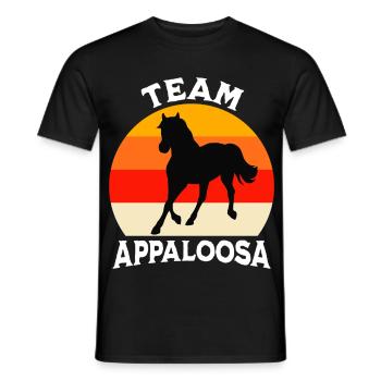 Team Appaloosa - Männer T-Shirt - Schwarz - Vorne - AI Model Male 178 light (178cm)