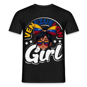 Venezuela Flagge Stolz & Heimat Venezuela - Männer T-Shirt - Schwarz - Vorne - AI Model Male 178 light (178cm)