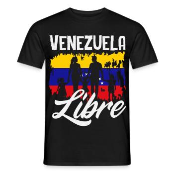 Venezuela Flagge Stolz & Heimat Venezuela - Männer T-Shirt - Schwarz - Vorne - AI Model Male 178 light (178cm)