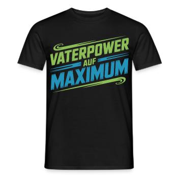 Gartenpapa Pflanzenvater Grüner Papa - Männer T-Shirt - Schwarz - Vorne - AI Model Male 178 light (178cm)
