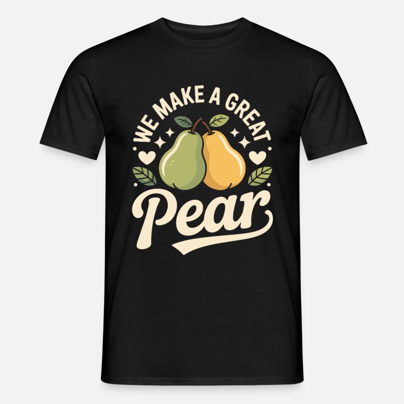 We Make A Great Pear - Männer T-Shirt - Schwarz
