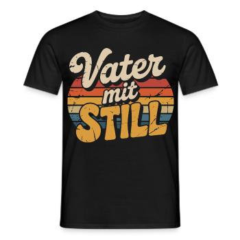 Vater Mit Still Papa Vatertag Vater Humor - Männer T-Shirt - Schwarz - Vorne - AI Model Male 178 light (178cm)
