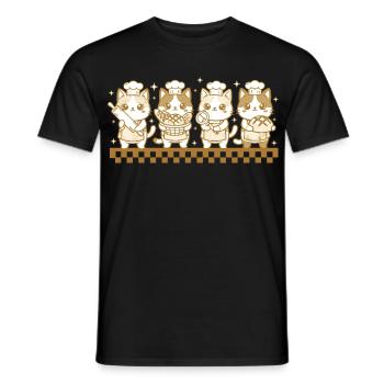sourdough Bread Baking Baker Sourdough Starter Era - Männer T-Shirt - Schwarz - Vorne - AI Model Male 178 light (178cm)