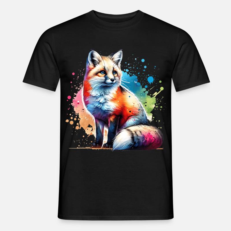 Swiftfuchs Geschenk - Männer T-Shirt - Schwarz