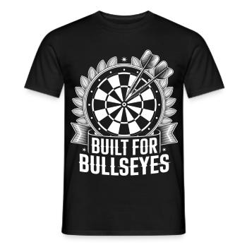 Darts design for darts players for darts fans - Men's T-Shirt - black - Front - AI Model Male 178 light (178cm)