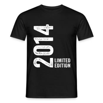 2014 12-Jahres-Jubiläum Limited Edition - Männer T-Shirt - Schwarz - Vorne - AI Model Male 178 light (178cm)
