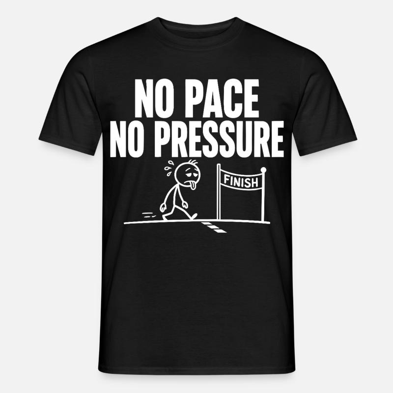 Pas de rythme, pas de pression - T-shirt homme - noir