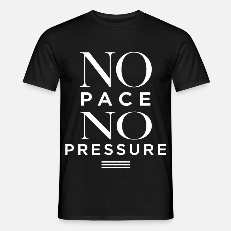 Pas de rythme, pas de pression - T-shirt homme - noir