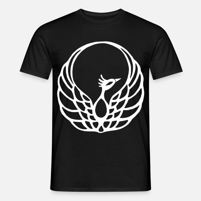 White Phoenix - Men’s T-shirt - black