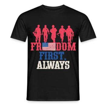 Veterans Day Für Republikaner - Männer T-Shirt - Schwarz - Vorne - AI Model Male 178 light (178cm)