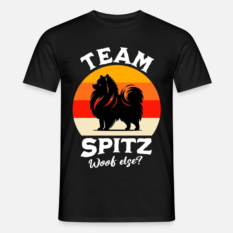 Team Spitz - Männer T-Shirt - Schwarz