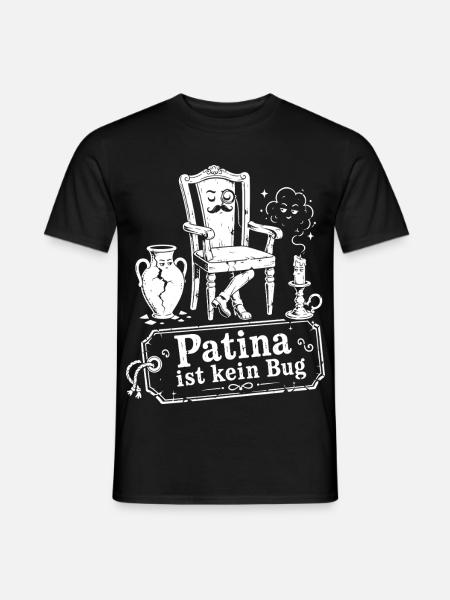 Patina Ist Kein Bug - Männer T-Shirt - Schwarz