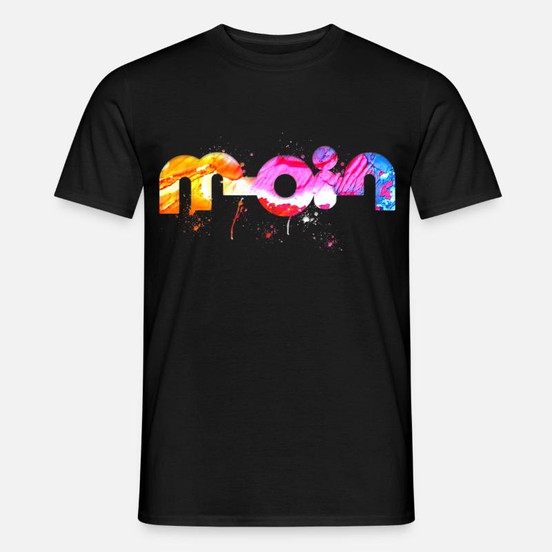 Moin - Männer T-Shirt - Schwarz