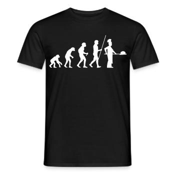 Baker Evolution - Men's T-Shirt - black - Front - AI Model Male 178 light (178cm)
