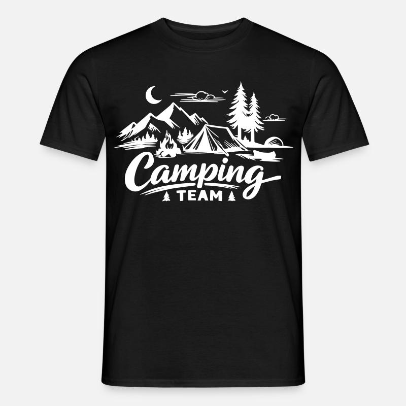 Camping Team - Men’s T-shirt - black