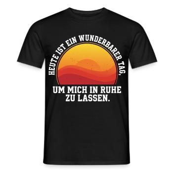 Wunderbarer Tag Retro - Männer T-Shirt - Schwarz - Vorne - AI Model Male 178 light (178cm)