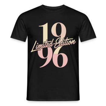 1996 Limited Edition Birthday - Men's T-Shirt - black - Front - AI Model Male 178 light (178cm)