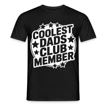 Super Papa Club - T-shirt homme - noir - Devant - AI Model Male 178 light (178cm)