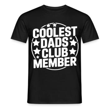 Coolster Papa - Männer T-Shirt - Schwarz - Vorne - AI Model Male 178 light (178cm)