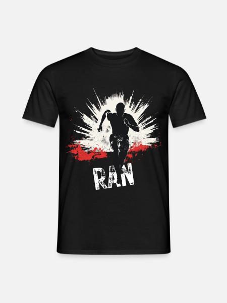 Running Jogging Runner Sprint Design - Men's T-Shirt - black