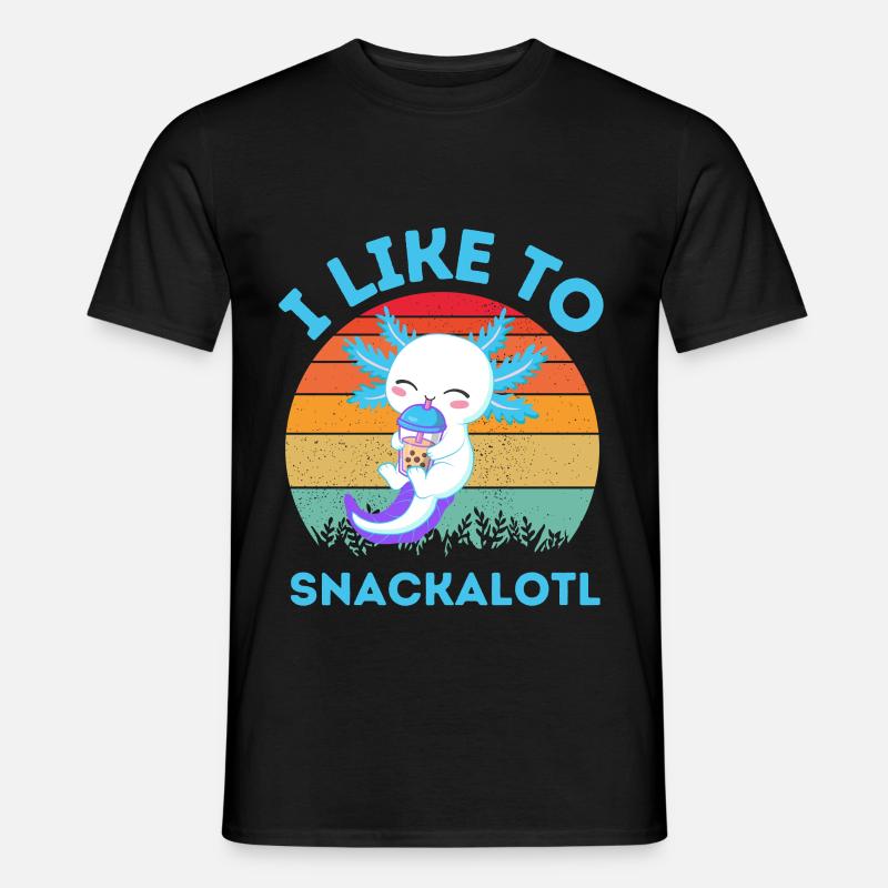 Kawaii Snackheld Bubble Tea - Männer T-Shirt - Schwarz